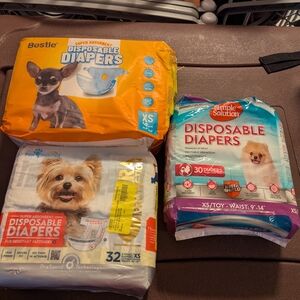Disposable Diapers for Pets Xsmall